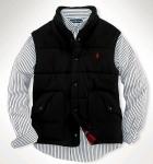 new style polo ralph lauren veste sans manches 2013 hommes polo beau noir